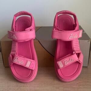 Zara Barbie Pink Girls Strap Sandal - SZ 34/ 2.5 Y
